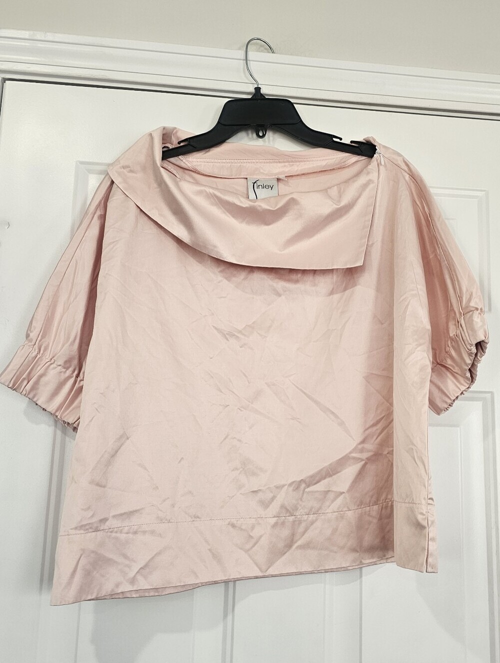 Finley Women's Blush Pink Sailor Collar Top